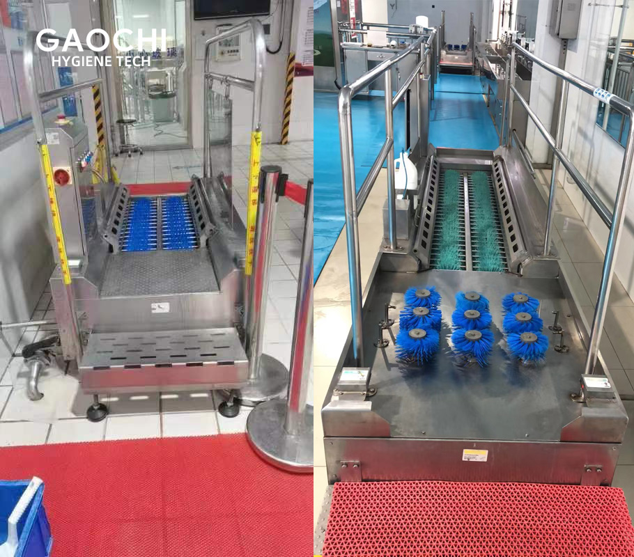 2014年伊利：鞋底清洁设备安装案例