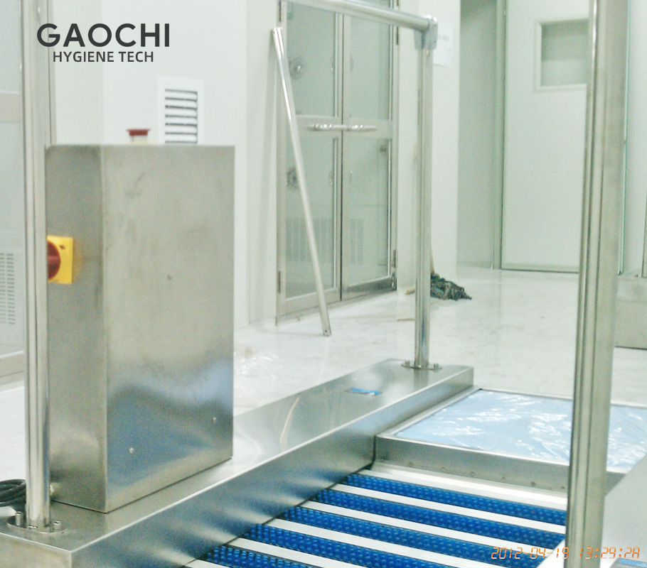 2012年通富微电：鞋底清洁设备安装案例